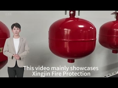 Εύκολο εσωτερικό εξωτερικό σύστημα καταστολής πυρκαγιάς FM200 7 bar πίεση