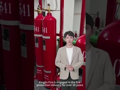 κόκκινο τύπων δικτύων σωλήνων συσκευών καταστολής πυρκαγιάς αζώτου 80L 90L IG100