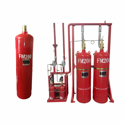 120L FM200 Pipe Network System For Gaseous Fire Suppression Advanced Fire Suppression Technology For Industrial