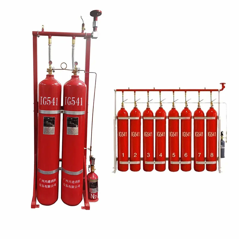 Actuation Automatic Or Manual Start Inert Gas Fire Suppression System High Safety